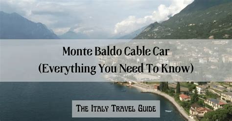 forcellin prada baldo|Monte Baldo Cable Car (Everything You Need To Know) .